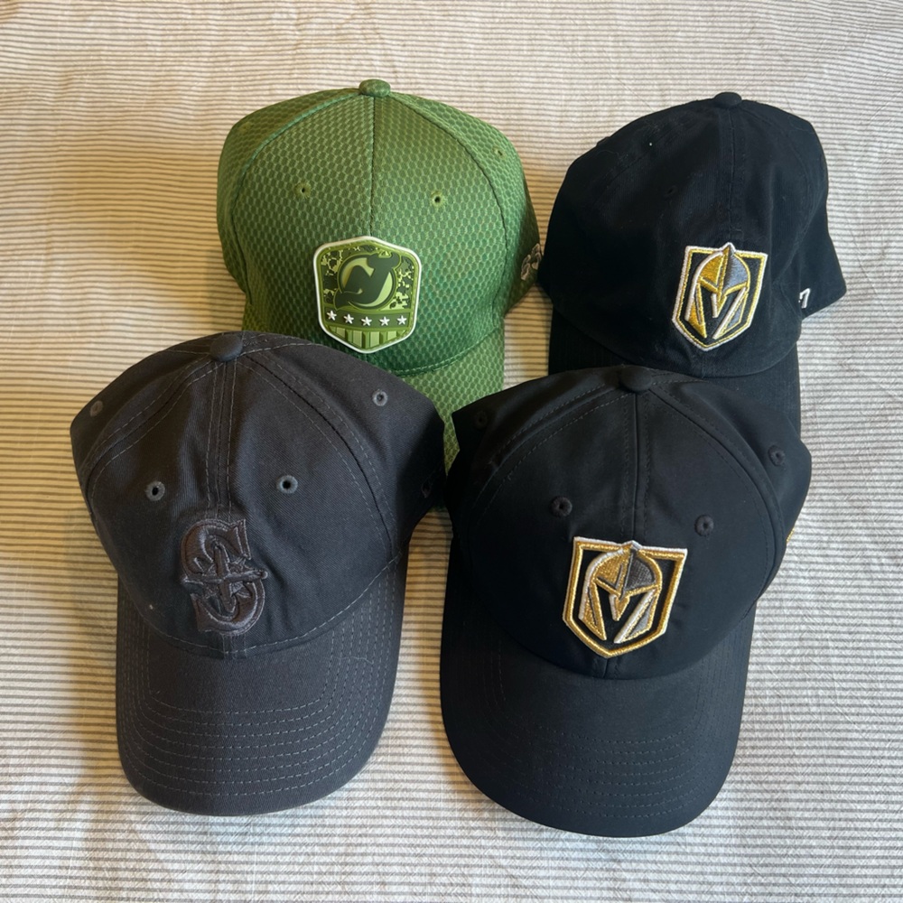 Devils, Golden Knights Ball Caps